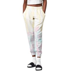 ALL SAINTS  Pippa Tie Dye Joggers in Yellow/ Lilac